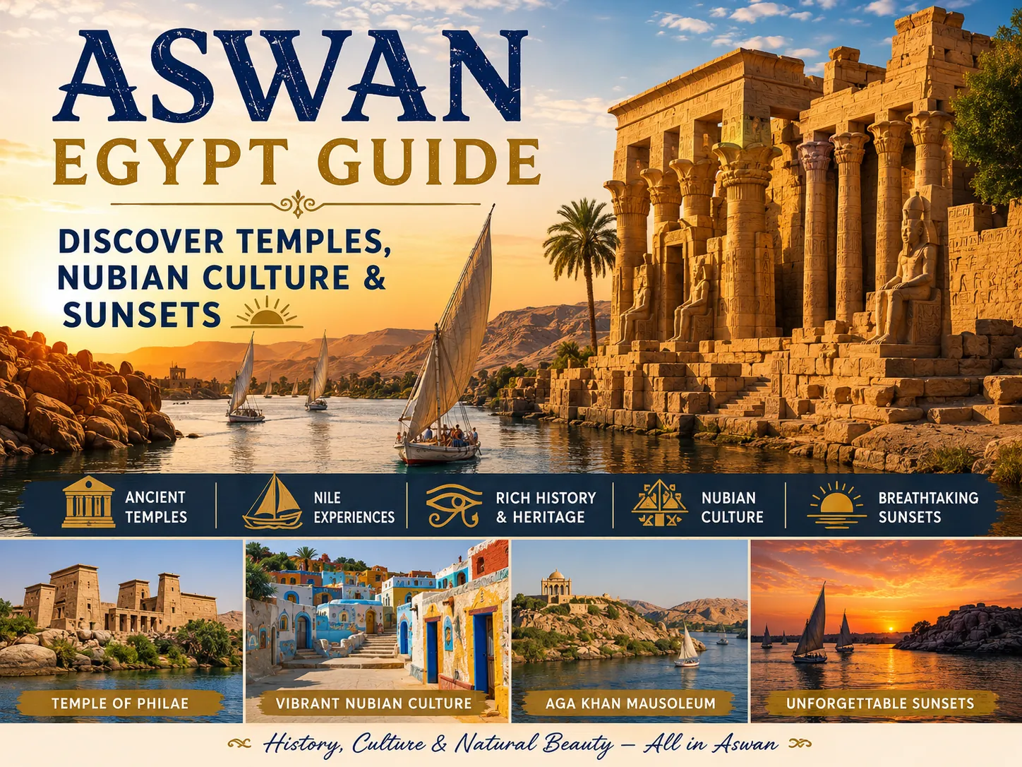 Aswan Egypt Guide: Discover Temples, Nubian Culture & Sunsets