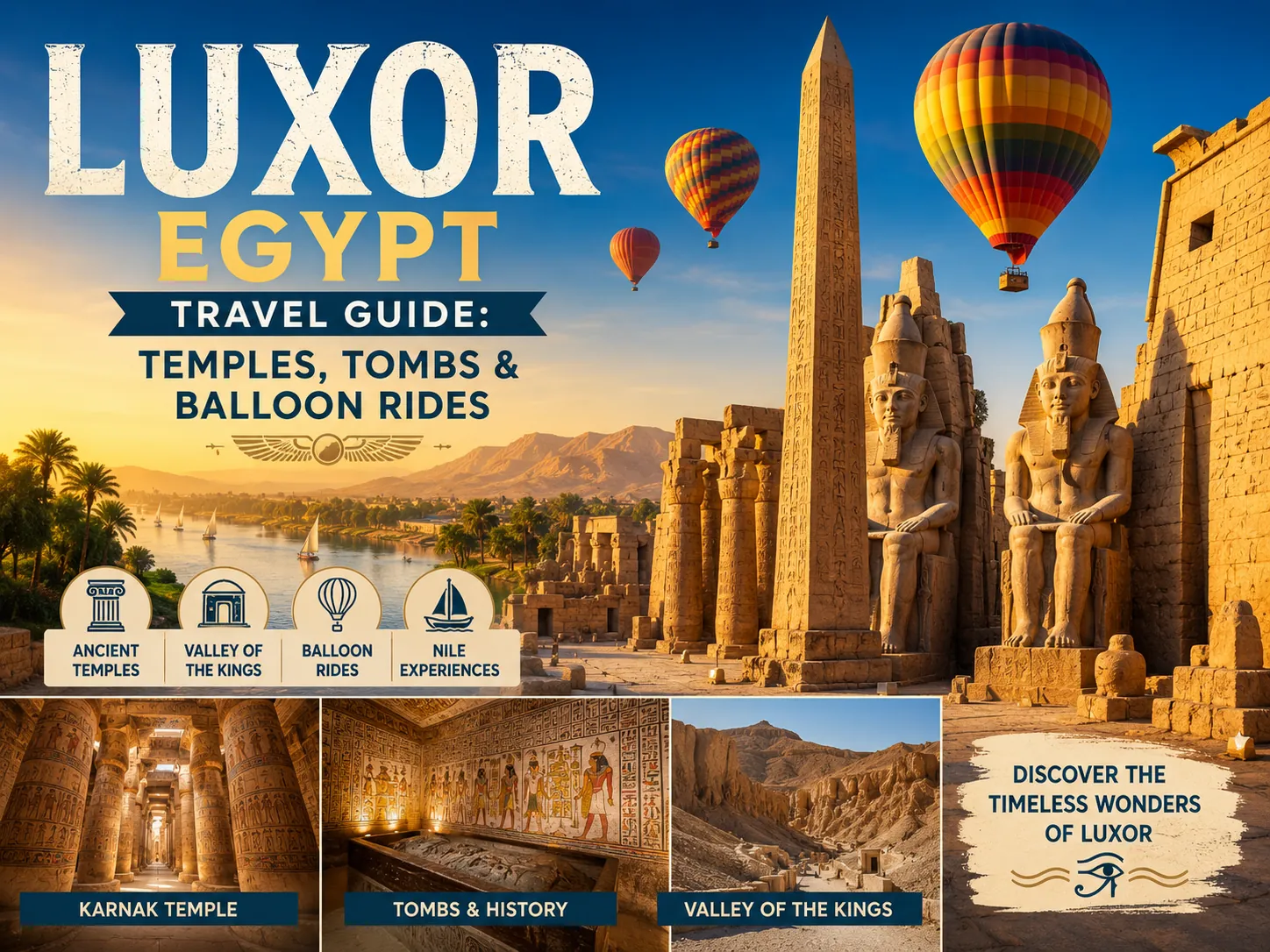Luxor Egypt Travel Guide: Temples, Tombs & Balloon Rides