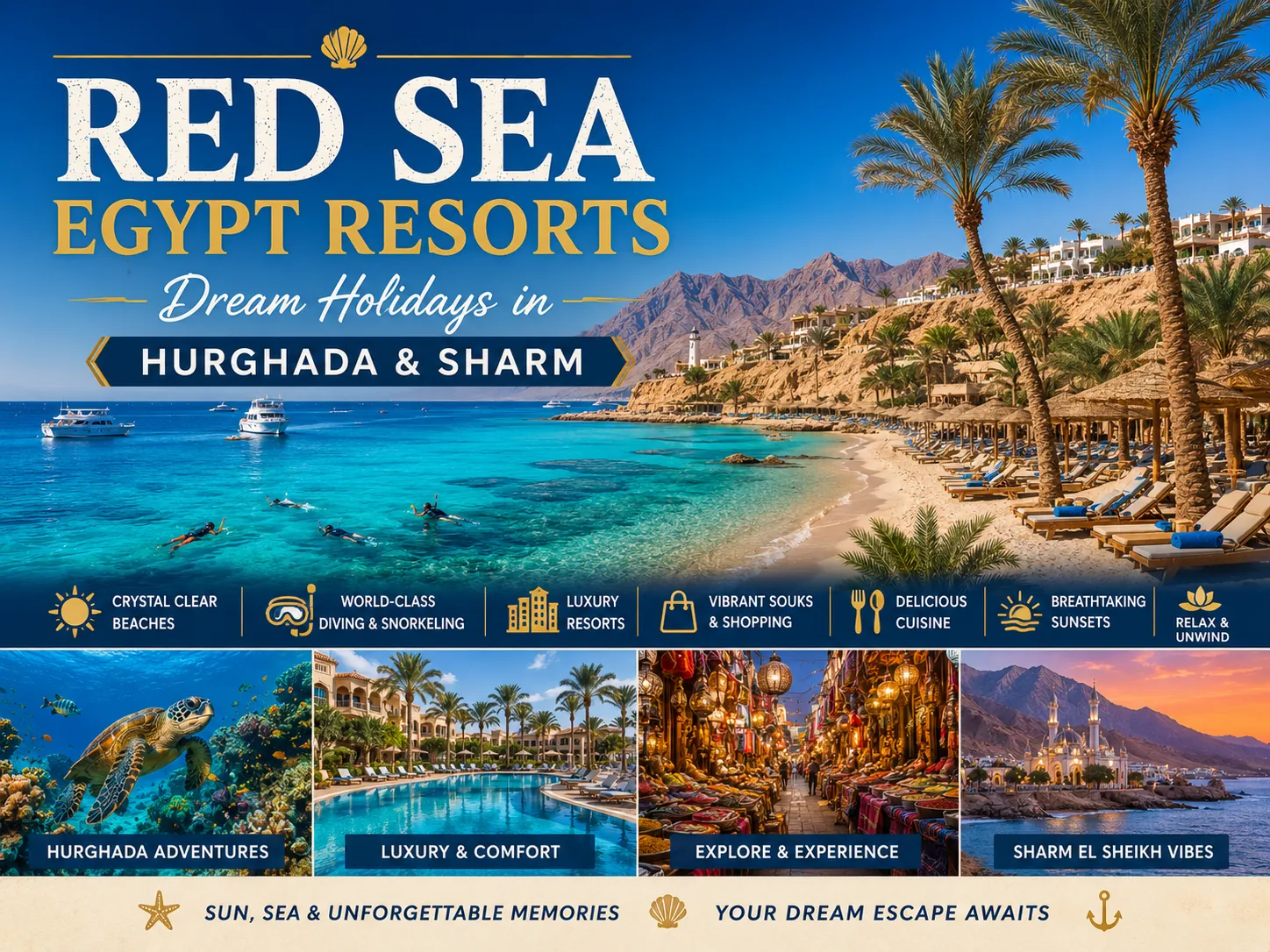 Red Sea Egypt Resorts: Dream Holidays in Hurghada & Sharm