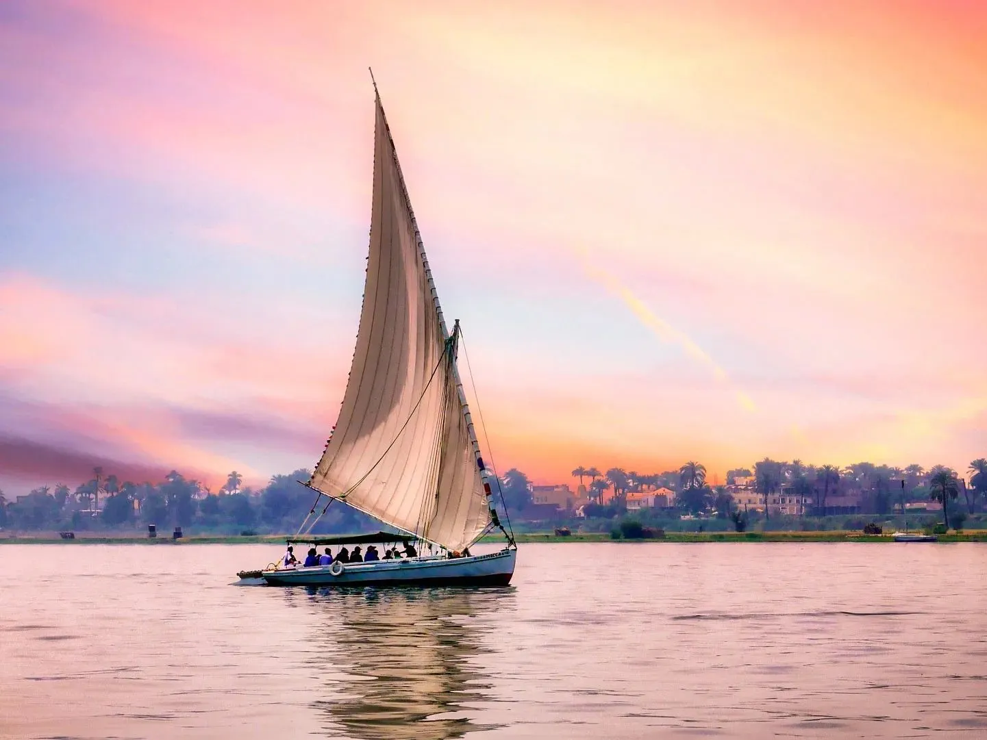 Aswan Felucca Ride at Night on the Nile – photo 2