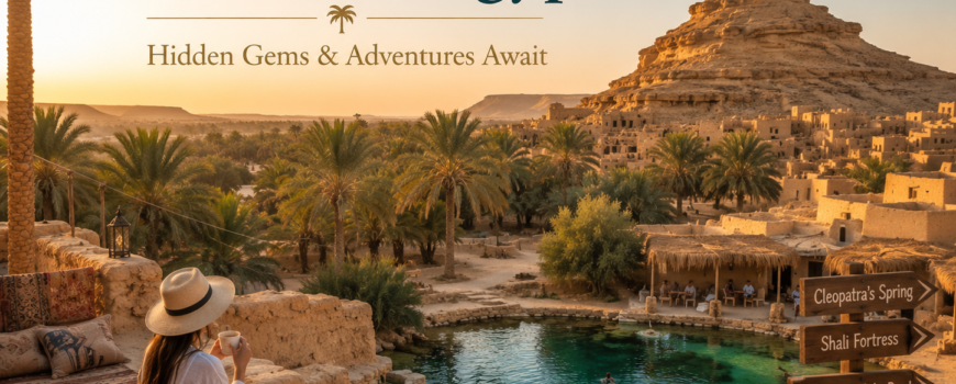 Siwa Oasis at golden hour